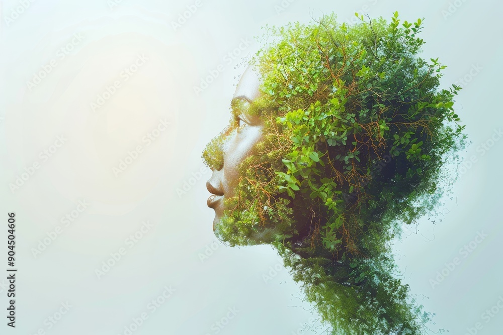 Poster psychedelic neural tree: cognitive growth and development in vibrant color spectrum.