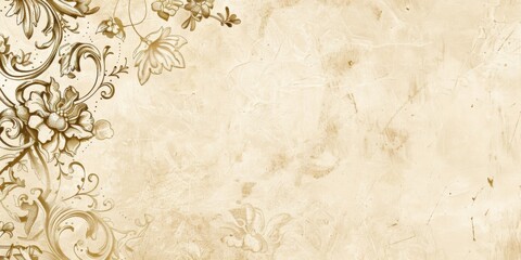 Serene Minimalism. Beige Background Zen Concept