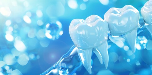 Fototapeta premium Sparkling Smiles. Dental hygiene concept