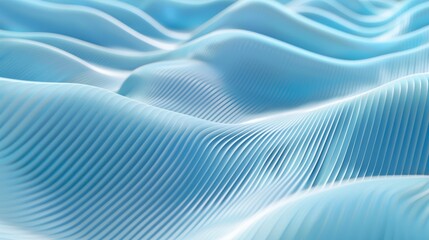 Obraz premium Beautiful blue wave texture, perfect for contemporary decor and stylish wallpaper