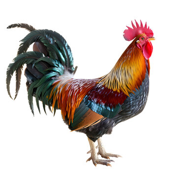 recommend clip art: rooster isolated on transparent background. Gallic rooster .