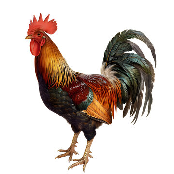 recommend clip art: rooster isolated on transparent background. Gallic rooster .