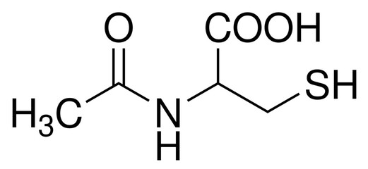 Acetylcystein NAC Chemie Strukturformel