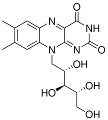 Riboflavin Vitamin B2 Chemie Strukturformel