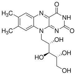 Riboflavin Vitamin B2 Chemie Strukturformel