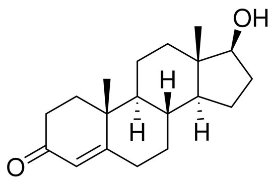 Testosteron Chemie Strukturformel