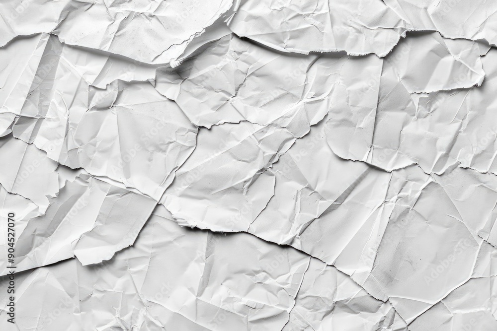 Poster a close-up shot of a white paper with subtle texture and imperfections