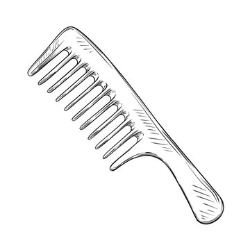 recommend clip art: comb line art drawing illustration