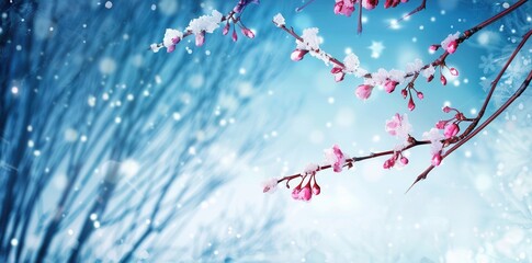 Hello February. Modern and minimalistic wallpaper design