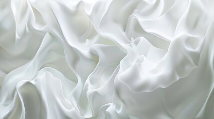 Obraz premium A close-up view of a white cloth with intricate details
