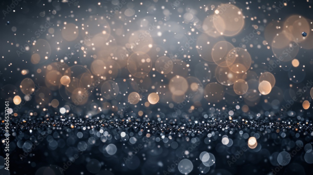Poster abstract background with bokeh, sparkles, captivating design elements, ideal for festive themes