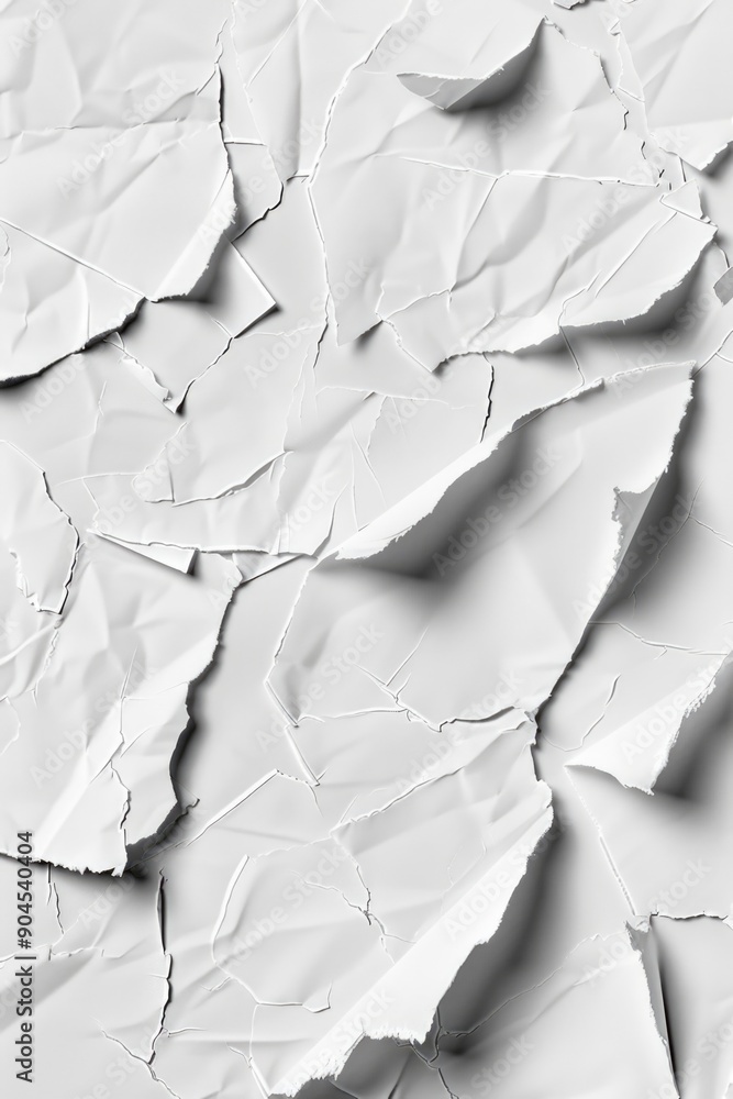 Poster A close-up view of a piece of white paper with a subtle texture