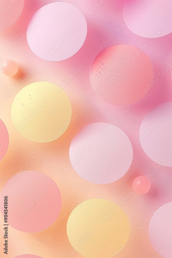Poster a cluster of bubbles floating freely in the air