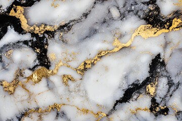 Elegant marble texture with gold accents