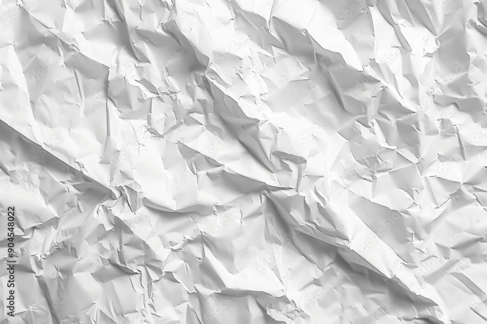 Poster A close-up view of a sheet of white paper with subtle texture and fibers visible