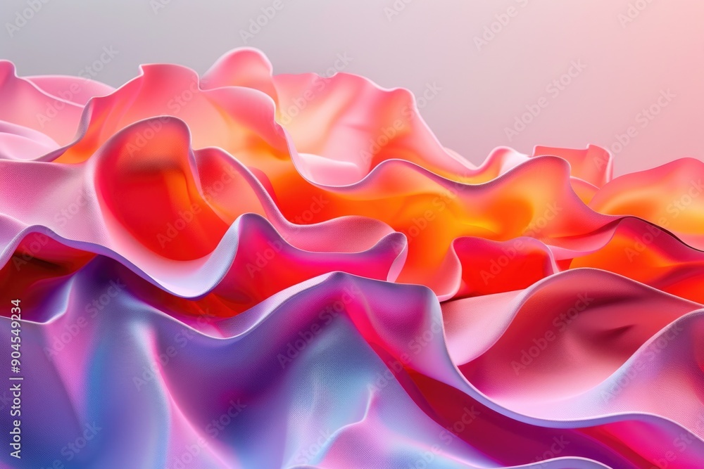 Poster a vibrant and intricate design featuring swirling colors and shapes
