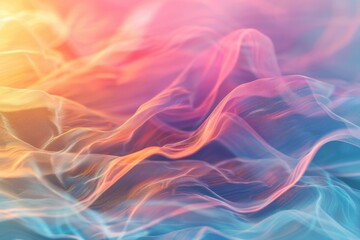 Obraz premium A detailed view of vibrant textile with blurred surroundings