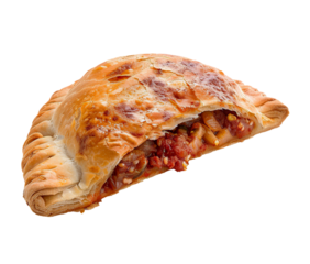 Zapiekanka isolated on transparent background