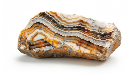 Onyx on an isolated white background, object focused, png, stock image, hd quality, natural look