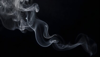 Obraz premium A black background featuring a softly blurred, smoky texture, evoking a sense of mystery and elegance. Multiple variations available. 