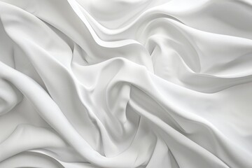 Obraz premium A detailed look at white fabric texture