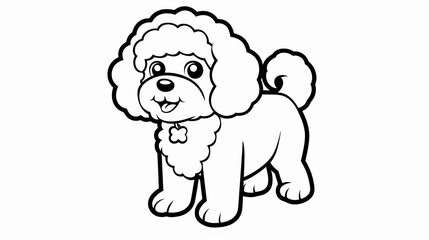 Poodle Coloring Pages for Kids | HD High Detail Designs