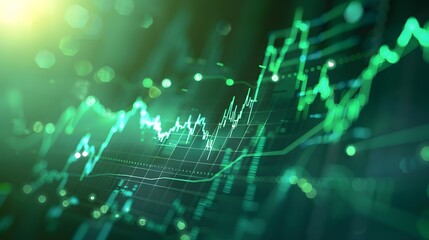Obraz premium investment, stock, statistic, trading, analysing, background, rose colored, digital, risk, finance, economy, profit, currency, rise, graph, chart, growth, technology, three-dimensional, bull, candle, 