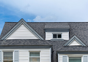 House Exterior Featuring Gables and Dormer Window in Brighton, Massachusetts, USA