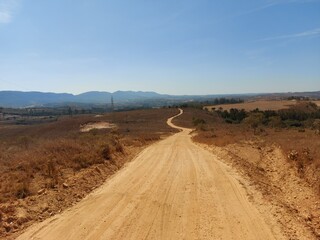 dirt road in the countryside