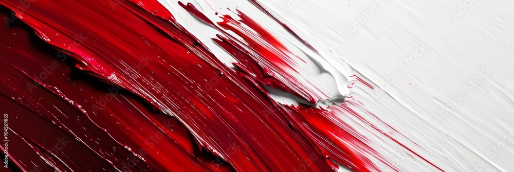 Aufkleber this is a dynamic abstract texture featuring a stunning display of red and white colors
