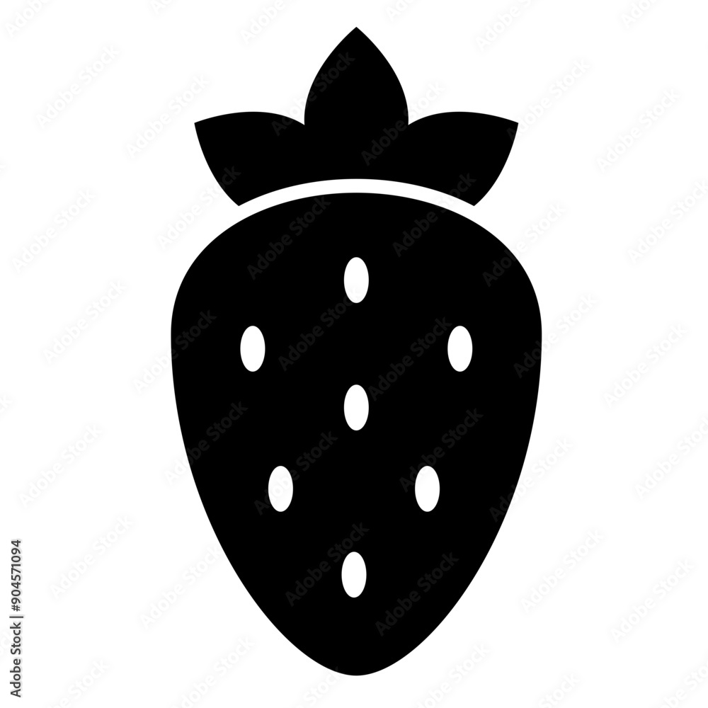 Poster strawberry icon