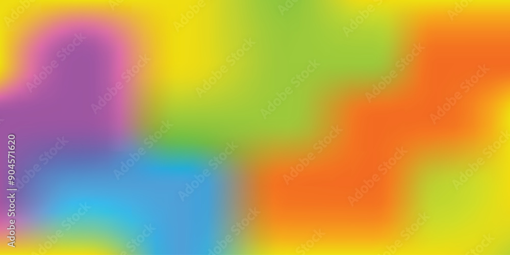 Poster mesh background colorful smooth banner template. easy editable soft colored mesh background. colorfu