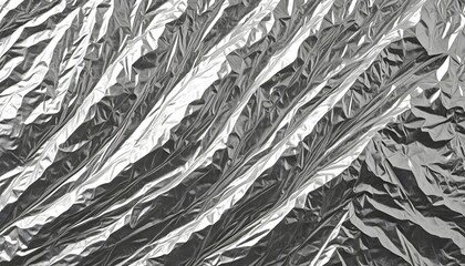 A white background with a crinkled, foil-like texture, reflecting light in a shimmering, metallic manner. Multiple variations available.