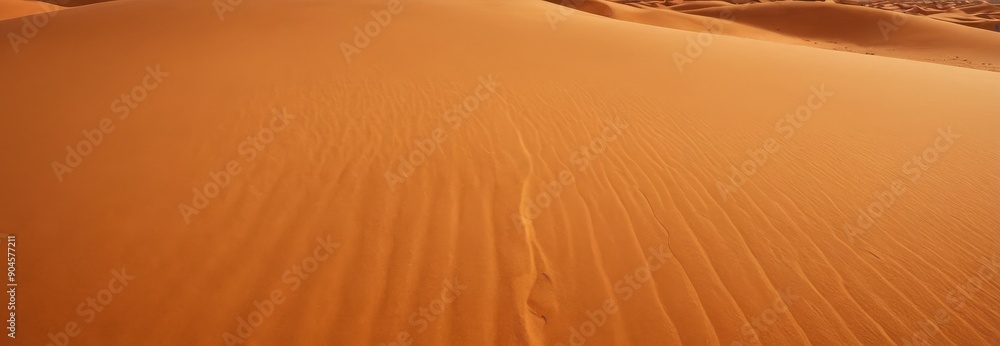 Sticker desert sand dunes landscape.