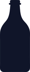 Bottle silhouette in a vector illustration design.