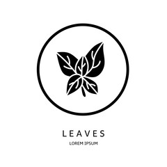 Logo vector design for business. Leaves logos.