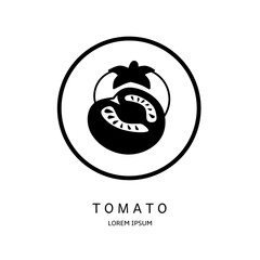 Logo vector design for business. Tomato logos.