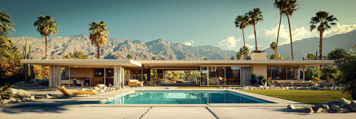 Palm Springs Mid-Century Modern Luxury Homes Single Family or Short-Term Rental