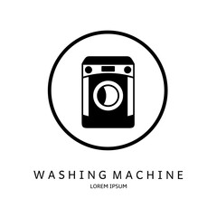 Logo vector design for business. Washing machine logos.