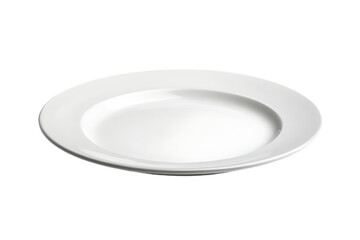 empty plate isolated on a transparent png
