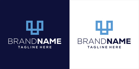 Creative Monogram Letter U Logo Design, Design Inspiration, Illustration, Vector