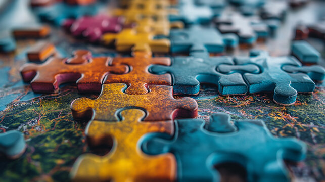 Close teamwork, team collaboration, cooperative working, team effort, seamless cooperation, modern office, detailed, vibrant, energetic