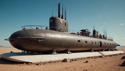 Submarine in the Desert.