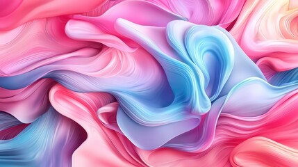 Obraz premium Mesmerizing Iridescent Liquid Patterns - Seamless and Dynamic Texture Background, Generative Ai