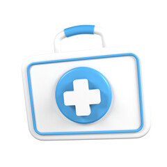 First Aid Kit 3D Illustration for uiux, web, app, presentation, etc