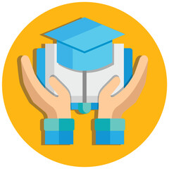 Fototapeta premium Educational Support Icon