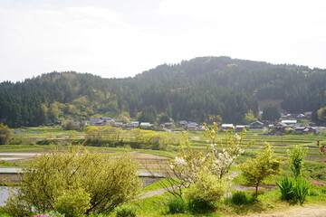 日本の田舎の風景