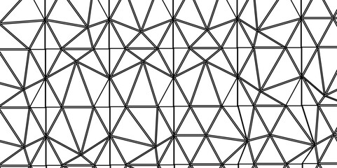 Fototapeta premium Seamless pattern with polygons and circles background, creative design templates. Stylish monochrome background design. Black and white geometrical hexagons background for fabric, textile, design,