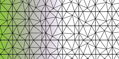 Contemporary tessellated 3d effect repeating hexagon and triangles pattern. Vector abstract polygonal web on transparent background. Geometric Outline Abstract Background Low Poly Design.