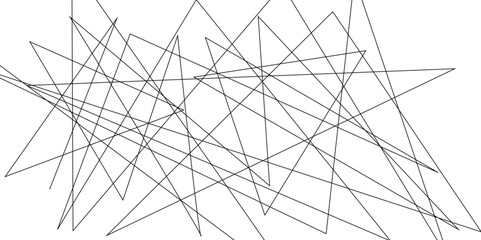 abstract black lines with white background . Geometric lines with banner design. Abstract grey and silver random chaotic liens with many squares and triangles shape background. 